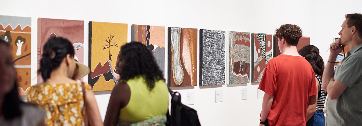 Desert River Sea: Portraits of the Kimberley exhibition Opening Day 2019. Photography by Rebecca Mansell