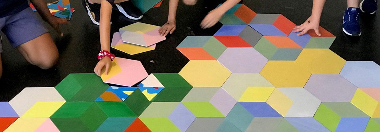 Artist Activation | Eveline Kotai Horizontal Geometries.